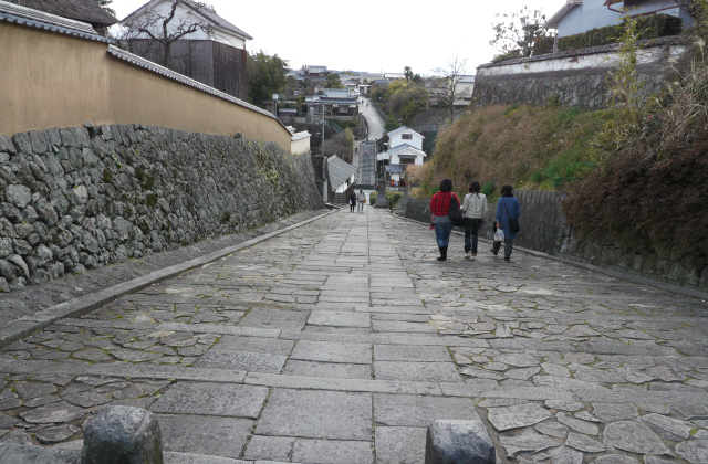 杵築　酢屋の坂